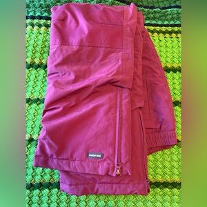 Lands' End Magenta Ski Panta